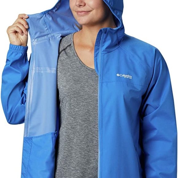 🆕Columbia Women's Tamiami Hurricane Jacket, Small-Stormy Blue, Authentic, NWT - Picture 4 of 6